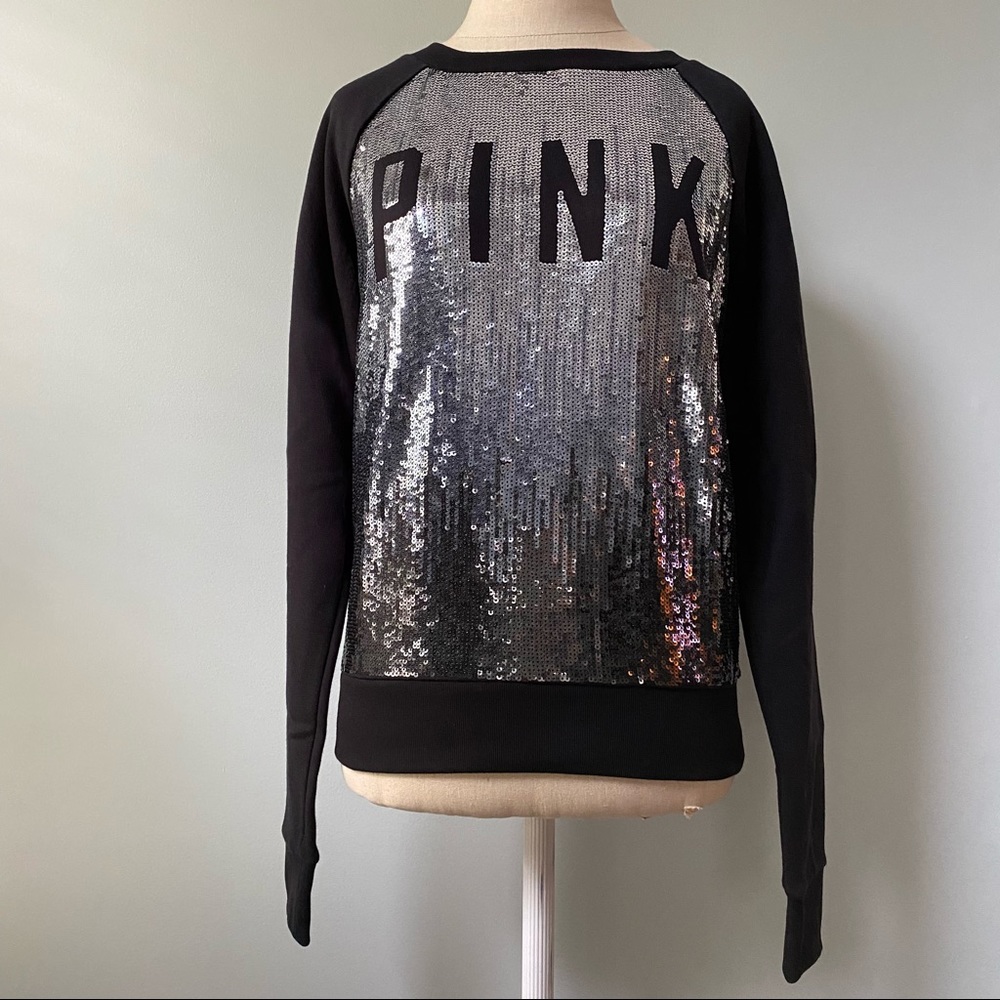 Victoria’s Secret PINK Ombré Sequin Sweatshirt